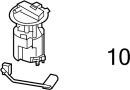 Image of Fuel Tank Sending Unit image for your 2018 Nissan Sentra SEDAN SR  