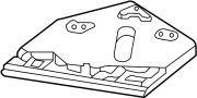 Image of Headlight Bracket (Left). Headlight Bracket. image for your Nissan