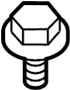 View Screw SWAGE. Screw Tapping. Wheel Well Liner Screw.  Full-Sized Product Image
