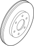 View Disc Brake Rotor (Front) Full-Sized Product Image