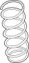 Image of Coil Spring (Front). Coil Spring. image for your 2024 Nissan Frontier Crew Cab LE  