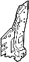 Image of Body A-Pillar (Left) image for your 2012 Nissan NV3500 VAN SV - STANDARD ROOF  