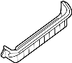 Image of Door Sill Plate (Right, Rear) image for your Nissan