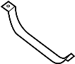 Image of Fuel Tank Strap image for your 2021 Nissan NV1500   