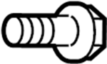 View Suspension Sway Bar Bracket Bolt. Suspension Sway Bar Link Bolt.  Full-Sized Product Image