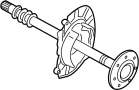 Image of EJE TRASERO IZQ. A bare drive axle shaft. image for your 2018 Nissan NVP   