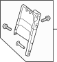 Image of Seat Back Frame (Right, Rear) image for your 2013 Nissan Titan XD Crew Cab SV/BASE 5.0L V8 DIESEL AT 4WD/LWB 
