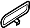 View Gasket Back Door Handle. Gasket Outside Handle, Slide Door.  (Front, Rear) Full-Sized Product Image