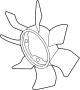 View Engine Cooling Fan Clutch Blade Full-Sized Product Image