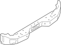 Image of Bumper Face Bar (Rear) image for your 2005 Nissan Xterra   