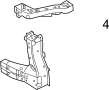 Image of Radiator Support Tie Bar Extension (Left, Upper) image for your INFINITI