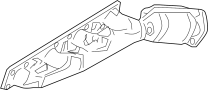 View Catalytic Converter With Integrated Exhaust Manifold (Right) Full-Sized Product Image