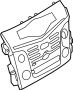 Image of Radio Bezel image for your 2012 Nissan Versa Sedan SL 1.6L CVT 