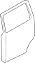 Image of PUERTA TRASERA DCH. Door Shell is a shell. image for your 2016 Nissan Frontier Crew Cab S  