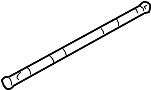 Image of Door Weatherstrip. Seal Door Partition. (Left, Rear) image for your 2008 INFINITI M45   