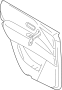 Image of Door Interior Trim Panel (Right, Rear) image for your 2018 Nissan NV2500   