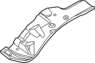 Image of Fender Apron (Left, Rear, Lower) image for your Nissan Frontier  