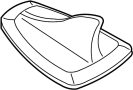 Image of Radio Antenna Cover. Radio Antenna Cover. image for your 2020 Nissan Titan King Cab SV/BASE SEAT DELETE  