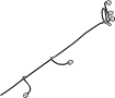 Image of Tail Light Wiring Harness. A wiring harness for a. image for your 2001 Nissan Frontier King Cab SE 3.3L V6 MT 2WD 