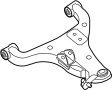 Image of Link Complete Suspension. (Left, Front, Lower) image for your 2012 Nissan Titan   