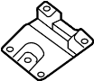 View Roof Luggage Carrier Side Rail Bracket (Left, Front) Full-Sized Product Image 1 of 2
