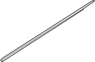 View Door Belt Molding (Right, Front) Full-Sized Product Image