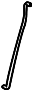 View Door Lock Operating Rod (Left) Full-Sized Product Image