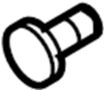 View Fuel Door Stop. Screw.  Full-Sized Product Image