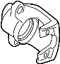 View Brake. REMANUFACTURED Caliper F.  (Left, Rear) Full-Sized Product Image