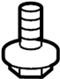 View Alternator Adjusting Bracket Bolt Full-Sized Product Image