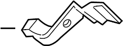 Image of Fender Bracket (Right, Front, Lower) image for your Nissan Frontier King Cab S 2.5L MT 2WD