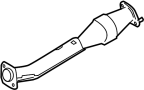 View Catalytic Converter (Front) Full-Sized Product Image