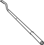 Image of Windshield Wiper Arm image for your 2008 Nissan Frontier King Cab SE  