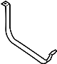 Image of Fuel Tank Strap image for your 2014 Nissan Xterra BASECAMP 4.0L V6 AT 4WD 