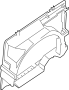View Engine Cooling Fan Shroud (Upper) Full-Sized Product Image 1 of 3