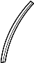 Image of Door Seal (Right, Rear) image for your 2014 Nissan Xterra S 4.0L V6 MT 4WD 