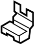View Door Window Switch Bezel Clip Full-Sized Product Image 1 of 3