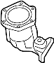 Image of Catalytic Converter image for your 2014 INFINITI JX35 3.5L V6 CVT FWD PREMIUM 