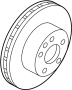 View Disc Brake Rotor (Front) Full-Sized Product Image