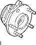 View Hub 99. Hub Road Wheel. Service File H.  (Left, Right, Front) Full-Sized Product Image