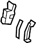 Image of Seat Back Recliner Adjustment Mechanism Cover (Left) image for your 2007 Nissan Altima   