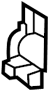 Image of Tie Down Hook Cap image for your Nissan