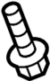 View Sun Visor Screw Full-Sized Product Image
