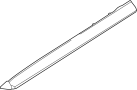 Image of Rocker Panel Guard (Right, Front) image for your 2014 Nissan Pathfinder   