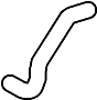 View Radiator Coolant Hose (Lower) Full-Sized Product Image