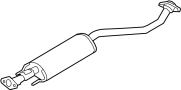 Image of Exhaust Pipe image for your 2024 Nissan Sentra   
