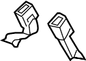 Image of CINTUR±N SEGURIDAD CENTRAL TRASERO image for your 1997 Nissan PickUp   