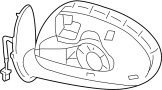 Image of Door Mirror (Left) image for your 2015 Nissan Versa   