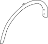 Image of Wheel Arch Molding (Left, Front, Rear) image for your Nissan Rogue HATCHBACK SV SPECIAL EDITION 2.5L CVT 4WD