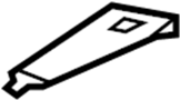 View Liftgate Hinge Cover (Right) Full-Sized Product Image 1 of 2
